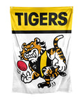 Official AFL Richmond Tigers Supporters Retro Mascot Wall Cape Flag!