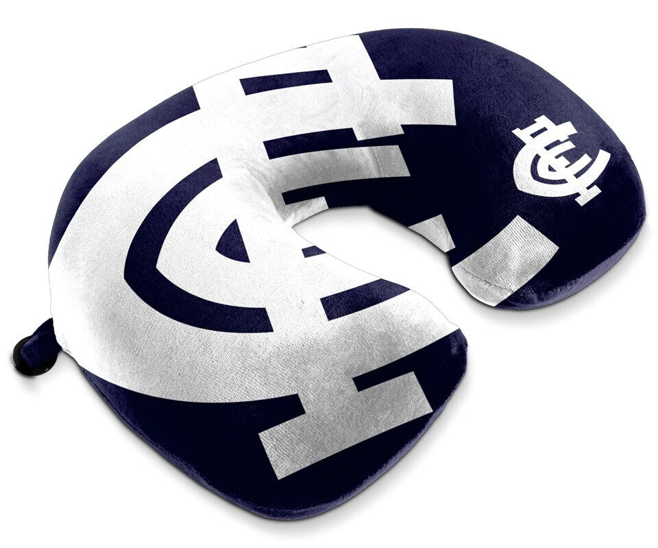 Carlton Blues AFL Team Travel Pillow!