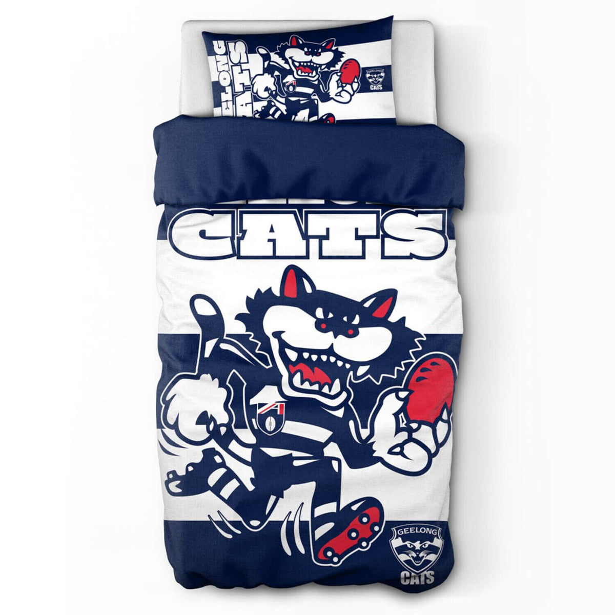 Geelong Cats AFL Team Single Quilt Cover!