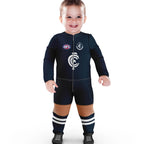 Carlton Blues AFL Kids Footysuit Infants Sizes 000-2! T3