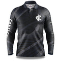 Carlton Blues AFL 'Koedal' Fishing Shirt Polo Sizes S-5XL!