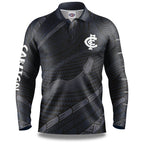 Carlton Blues AFL 'Koedal' Fishing Shirt Polo Sizes S-5XL!