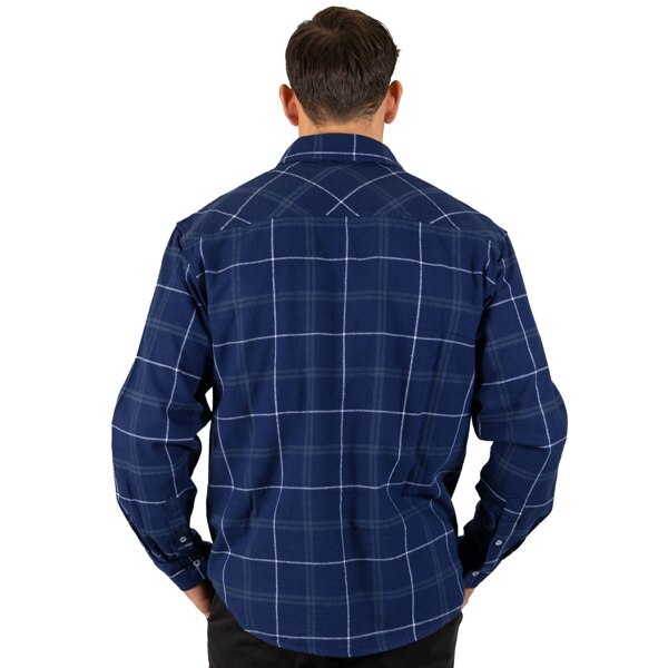 Carlton Blues AFL 'Mustang' Flannel Shirt Button Up T Shirt Sizes S-5XL!
