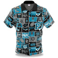 Port Adelaide Power AFL Fanatic Button Up Shirt Polo Sizes S-5XL!
