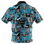 Port Adelaide Power AFL Fanatic Button Up Shirt Polo Sizes S-5XL!