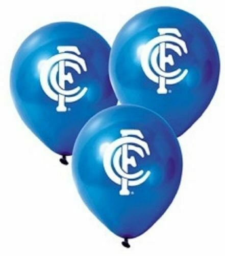 Carlton Blues AFL Party Pack 25 Balloons & 2 Happy Birthday Banners!