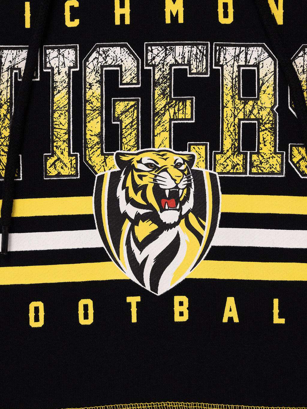 Richmond Tigers AFL Youth Sketch Hoody Hoodie Sizes 8-16! T4