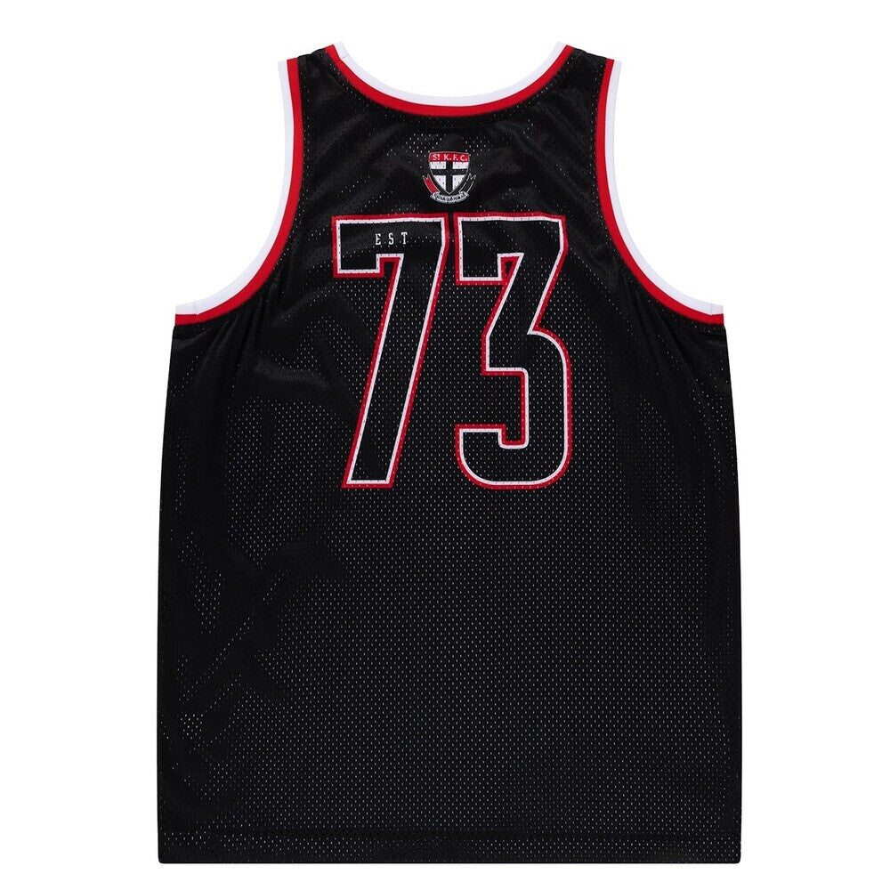 St Kilda Saints AFL Basketball Singlet Sizes S-3XL! S4
