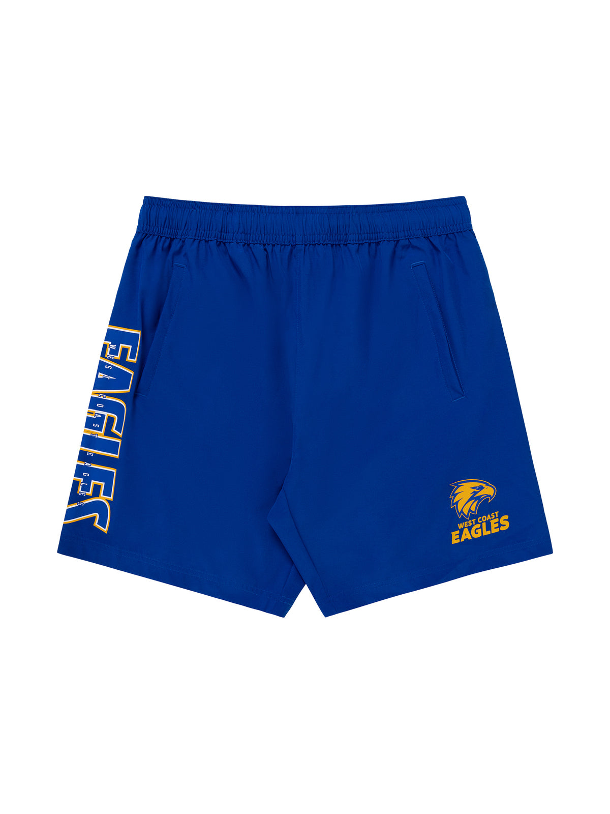 West Coast Eagles AFL Performance Training Shorts Sizes S-5XL! S4