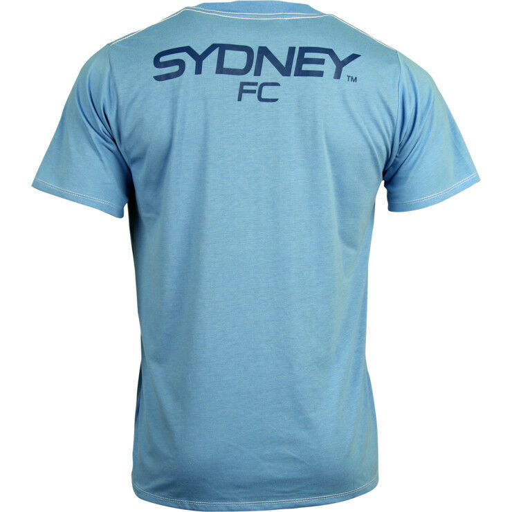 Sydney FC Sky Blues Classic Core T Shirt Size S-5XL! A League Soccer!