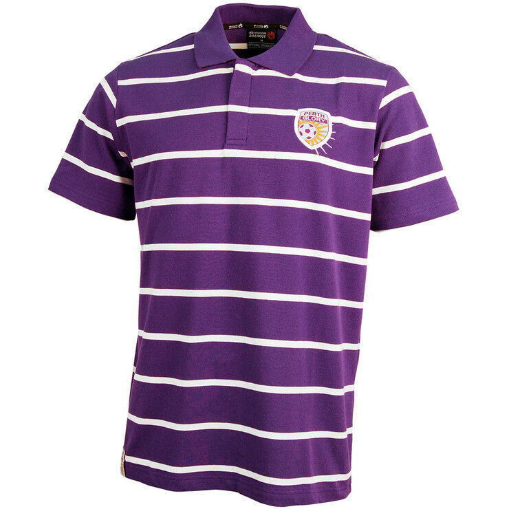 Perth Glory FC Knitted Polo Shirt Sizes S-5XL! A League Soccer Football!