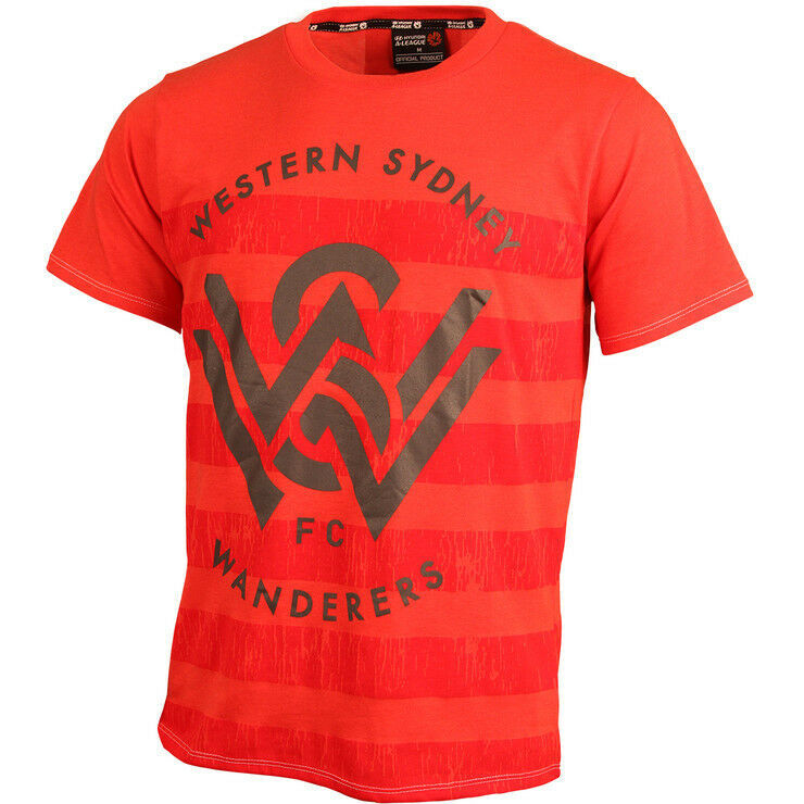 Western Sydney Wanderers FC Classic Marle T Shirt Size S-5XL! A League Soccer!