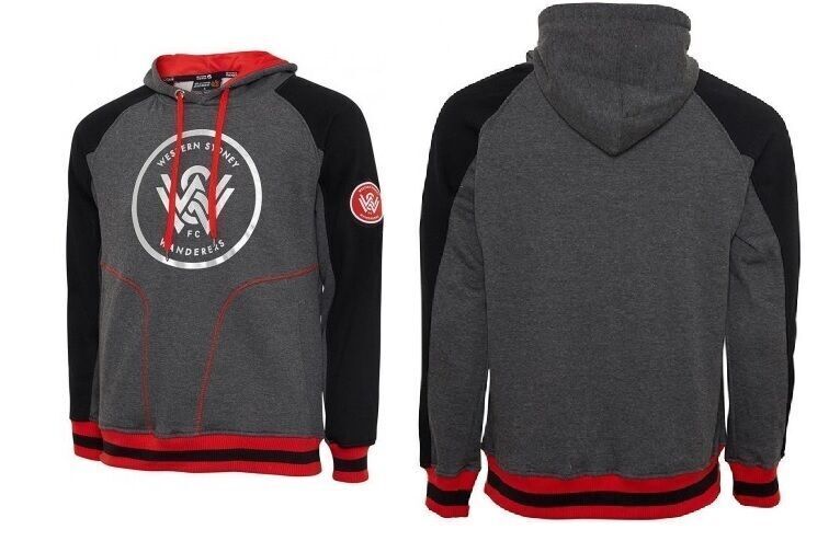 Western Sydney Wanderers Fleece Hoody Hoodie Adults Sizes!