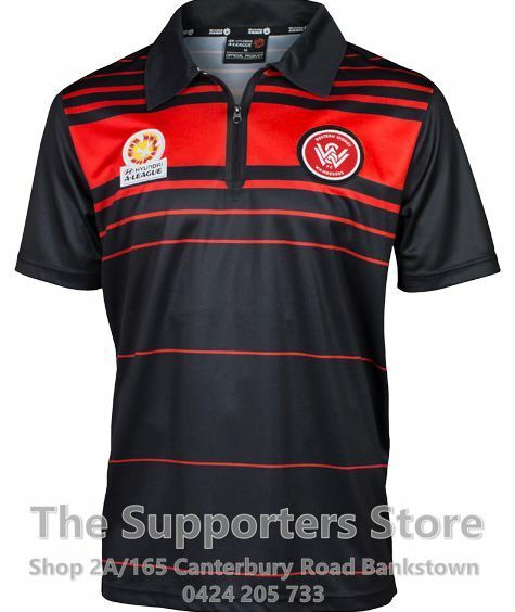 Western Sydney Wanderers 2017 Classic Sublimated Polo Size S-5XL! A League!