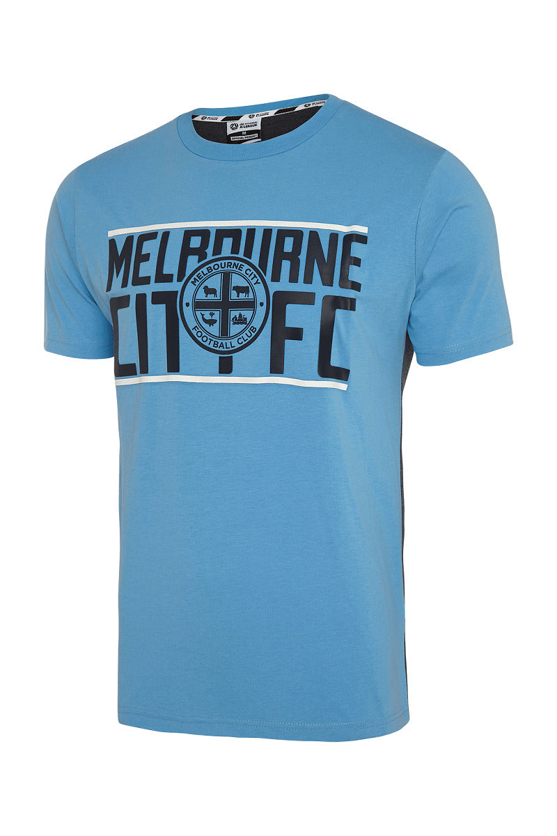 Melbourne City  FC 2018 Classic T Shirt Size S-5XL! A League Soccer Football!