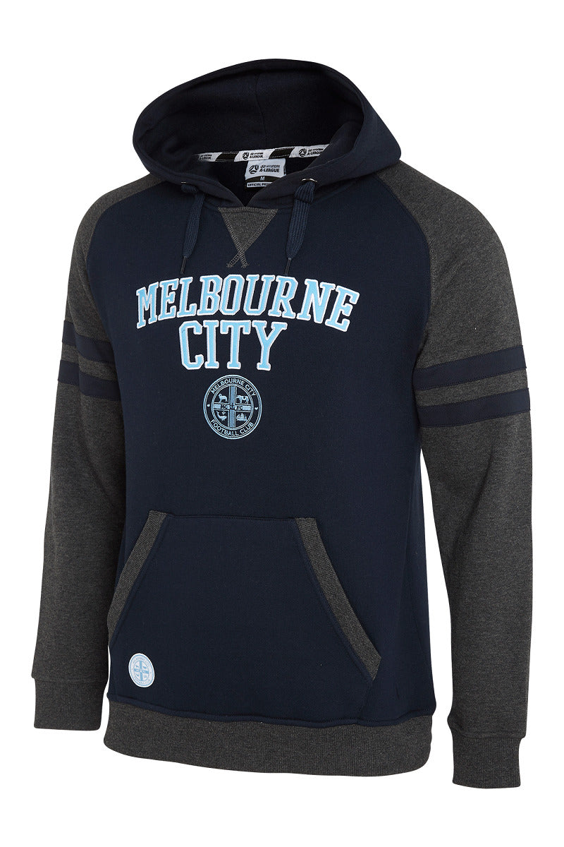 Melbourne City FC 2018 Classic Fleece Hoodie Size S-5XL! A League Soccer!