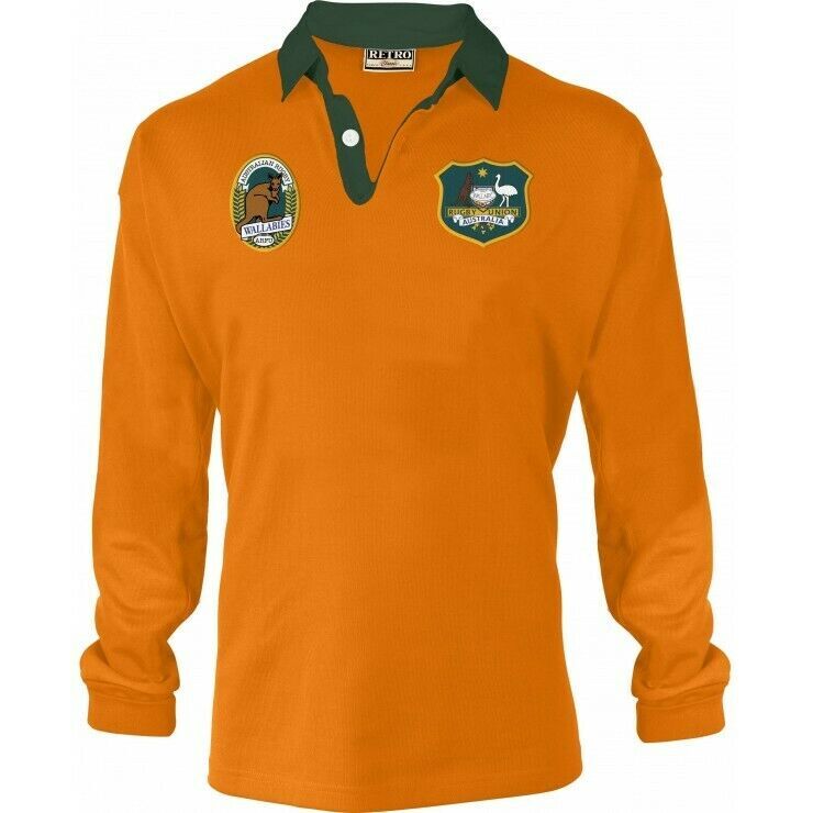 Australian Wallabies 1991 Rugby Union World Cup Retro Jersey Sizes S-5XL!