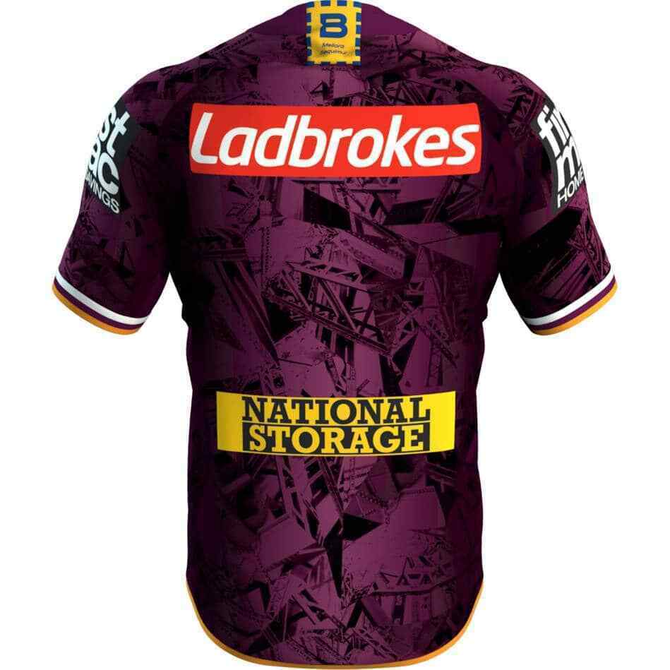Brisbane Broncos NRL ISC City Alternate Jersey Sizes S-7XL T0! BNWT's
