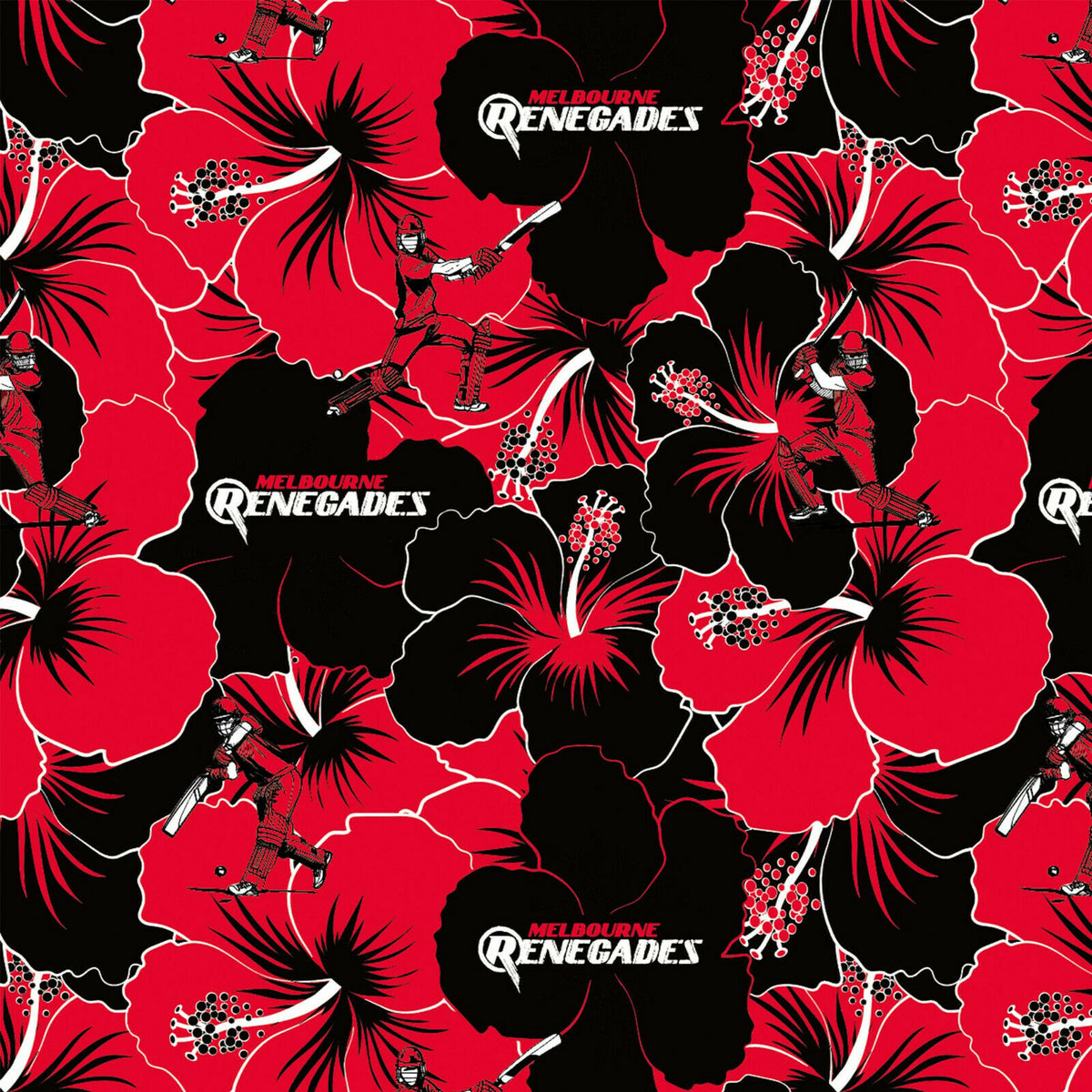 Melbourne Renegades BBL Big Bash Cricket 2020 Adult Hawaiian Shorts Sizes S-5XL