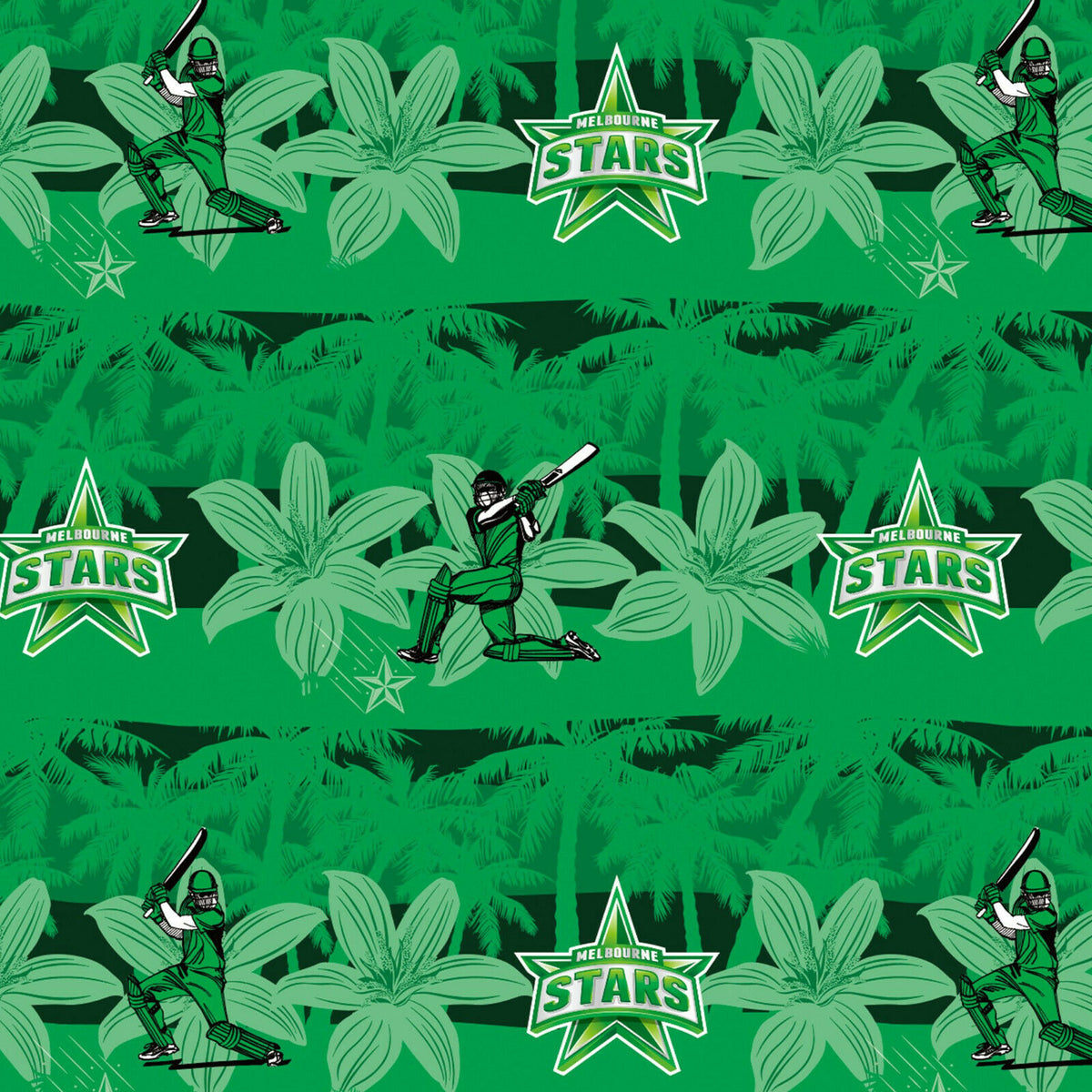 Melbourne Stars Big Bash BBL Cricket 2022 Adult Hawaiian Shirt Polo Sizes S-5XL!