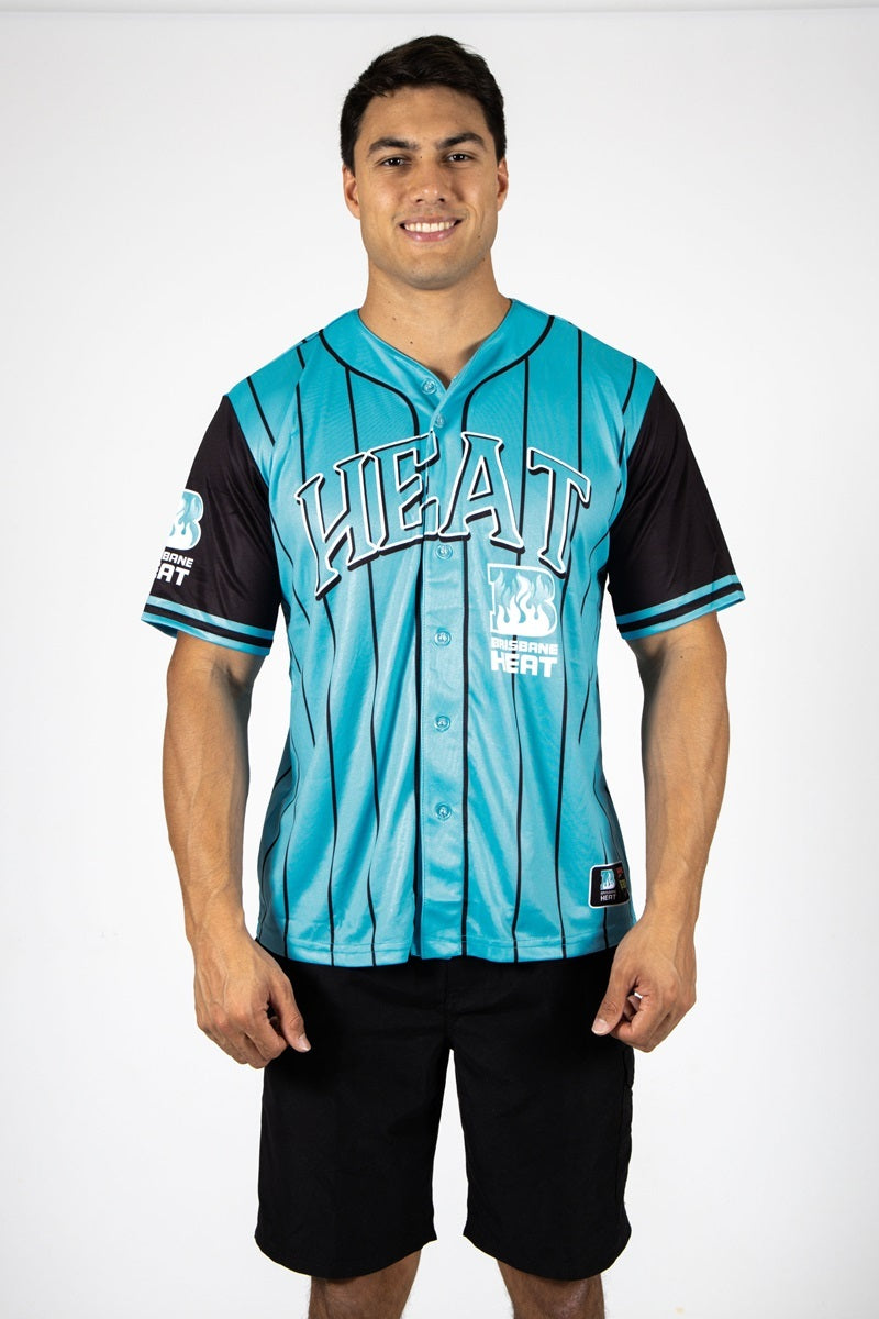Brisbane Heat Big Bash BBL 'Slugger' Baseball Shirt Sizes S-5XL!