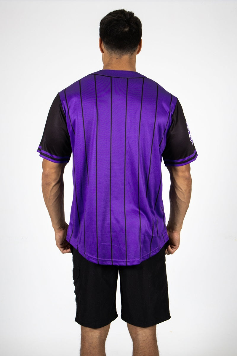 Hobart Hurricanes Big Bash BBL Cricket 'Slugger' Baseball Shirt Sizes S-5XL!