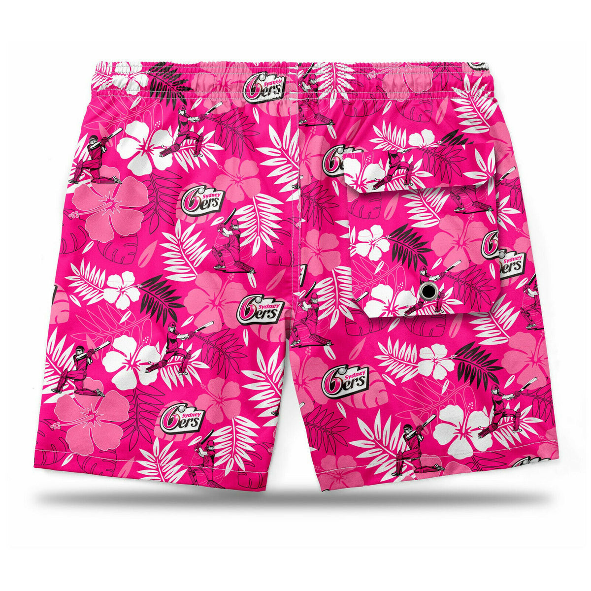 Sydney Sixers BBL Big Bash Cricket 2020 Adult Hawaiian Shorts Sizes S-5XL