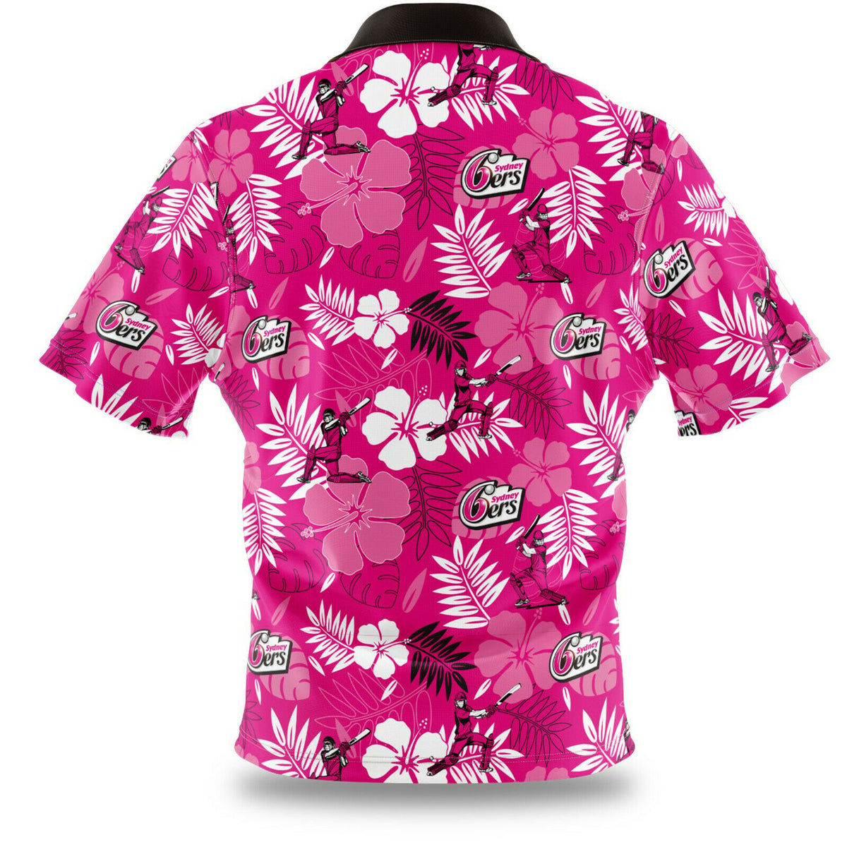 Sydney Sixers Big Bash BBL Cricket 2020 Adult Hawaiian Shirt Polo Sizes S-5XL