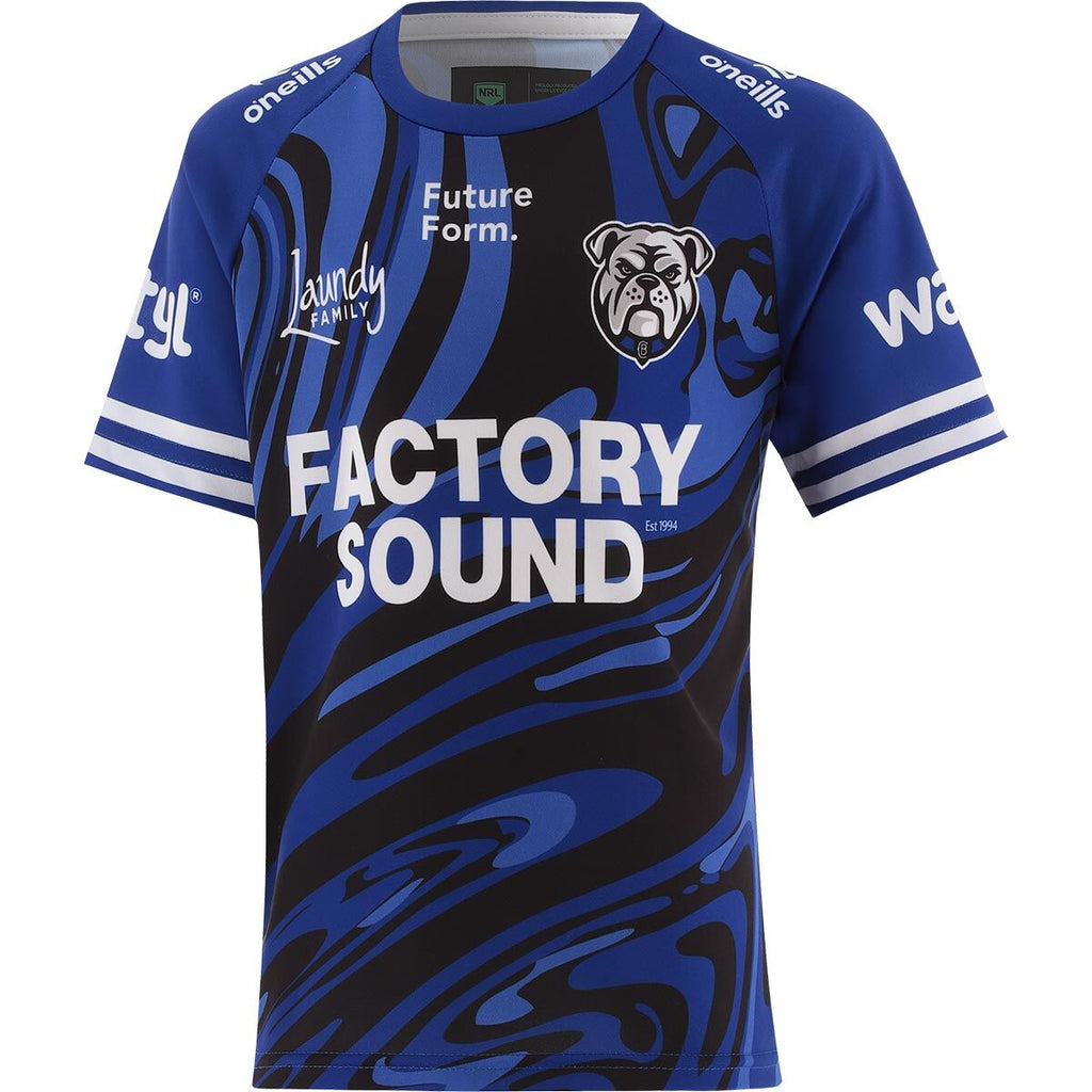Canterbury Bulldogs NRL 2026 O'Neills Blue Training T Shirt Kids Sizes 6-13!