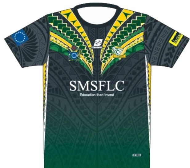 Cook Islands RLWC 2026 Training T Shirt Sizes S-7XL!