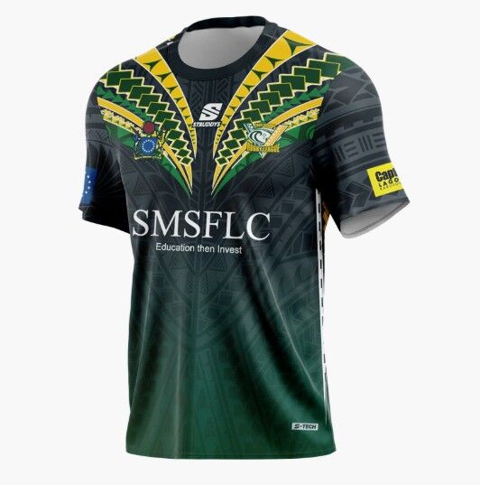 Cook Islands RLWC 2026 Training T Shirt Sizes S-7XL!
