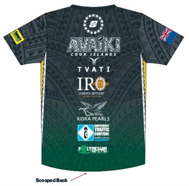 Cook Islands RLWC 2026 Training T Shirt Sizes S-7XL!
