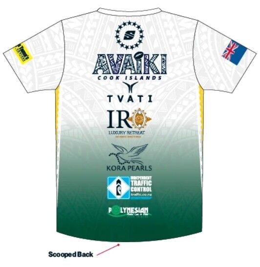 Cook Islands RLWC 2026 Warm Up T Shirt Sizes S-3XL!