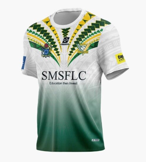 Cook Islands RLWC 2026 Warm Up T Shirt Sizes S-3XL!