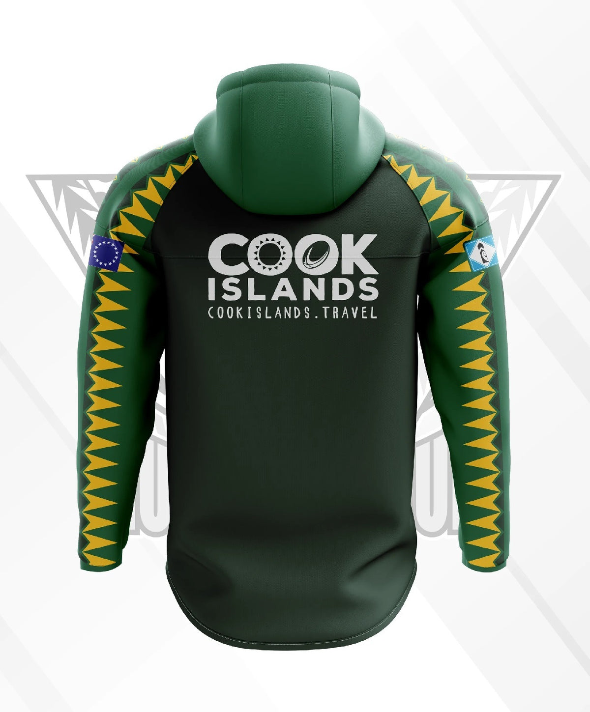 Cook Islands Rugby League Quarter Zip Hoody Sizes S-5XL!