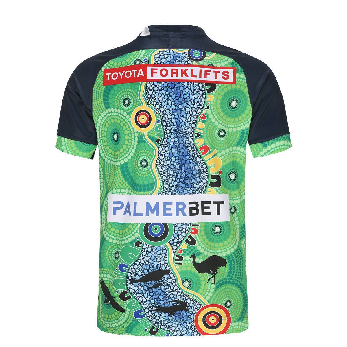 Canberra Raiders NRL ISC Indigenous Jersey Sizes S-7XL! T4