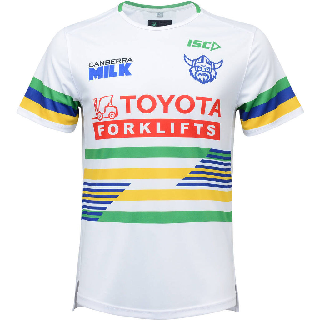 Canberra Raiders NRL ISC Players Run Out Shirt Sizes S-5XL! T4
