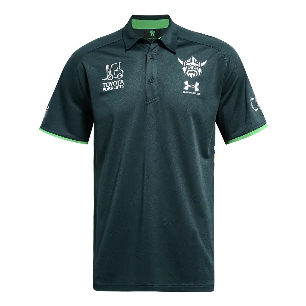 Canberra Raiders NRL Under Armor 2026 Players Daintree Polo Shirt Sizes S-7XL!