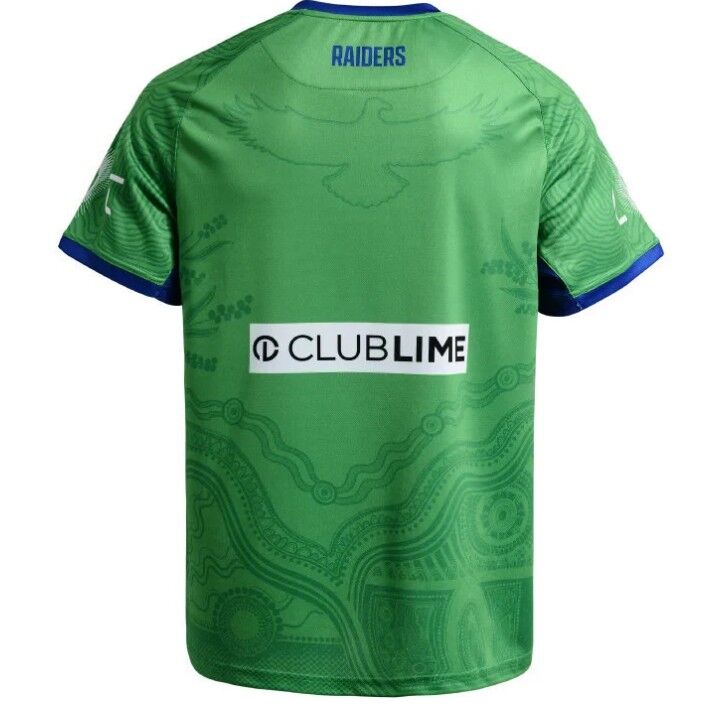 Canberra Raiders NRL Under Amour 2026 Players Indigenous Run Out Shirt Sizes S-3XL!