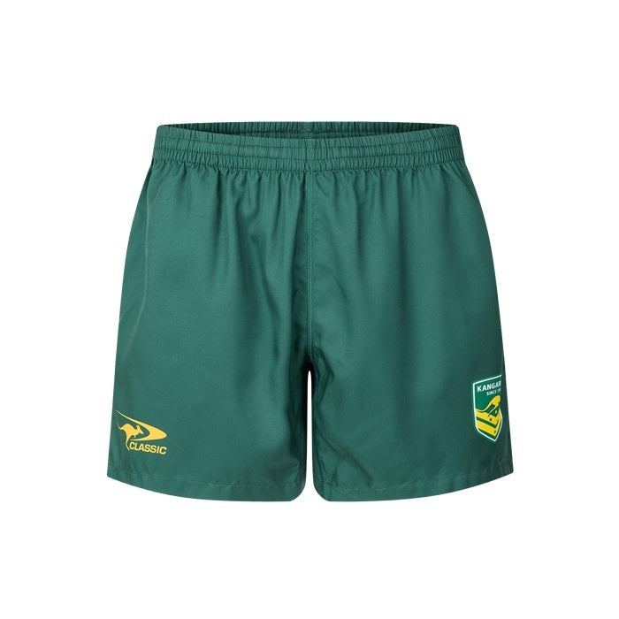 Australian Kangaroos 2024/25 ARL Players Performance Gym Shorts Sizes S-7XL!