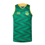 Australian Kangaroos 2024/25 ARL Players Green Training Singlet Sizes S-7XL!