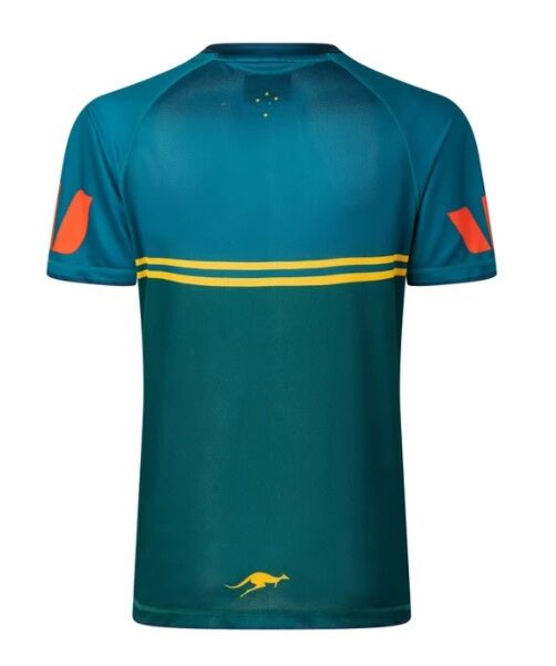 Australian Kangaroos RLWC 2026 Classic Training T Shirt Sizes S-7XL!