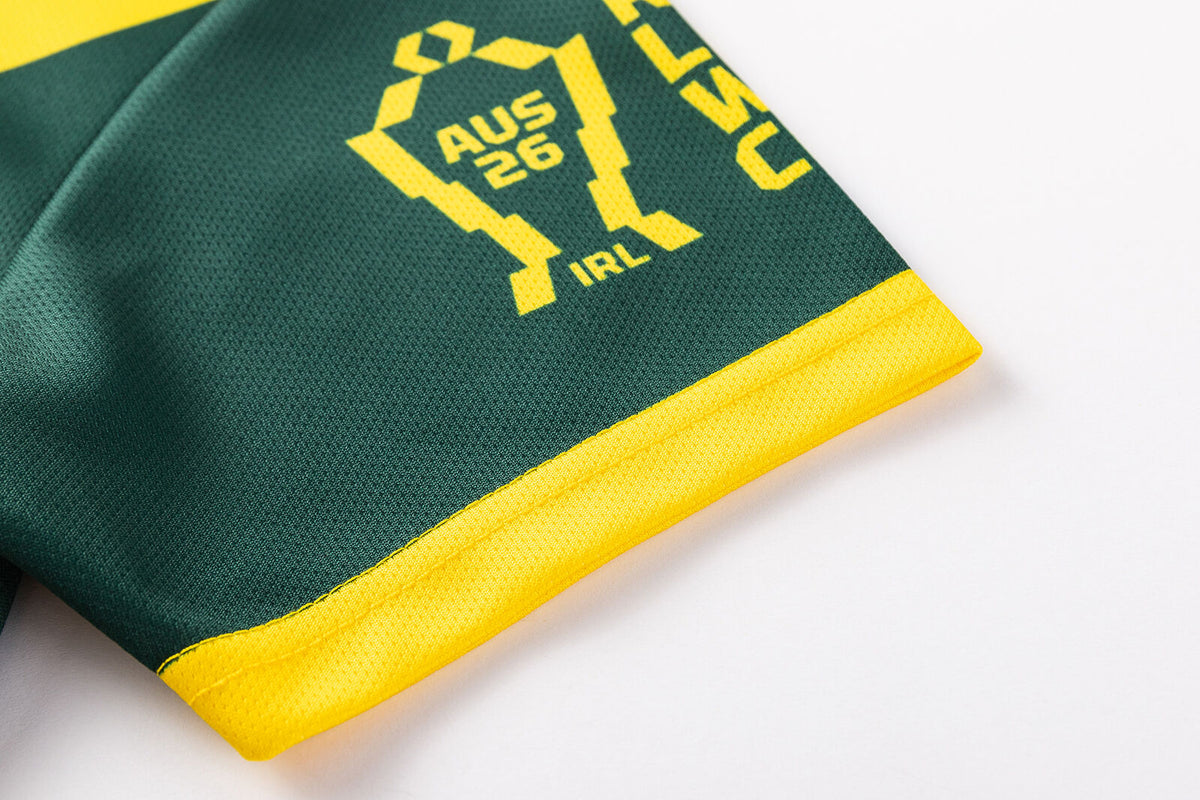 Australian Kangaroos RLWC 2026 Classic Home Jersey Sizes Kids 8-14!