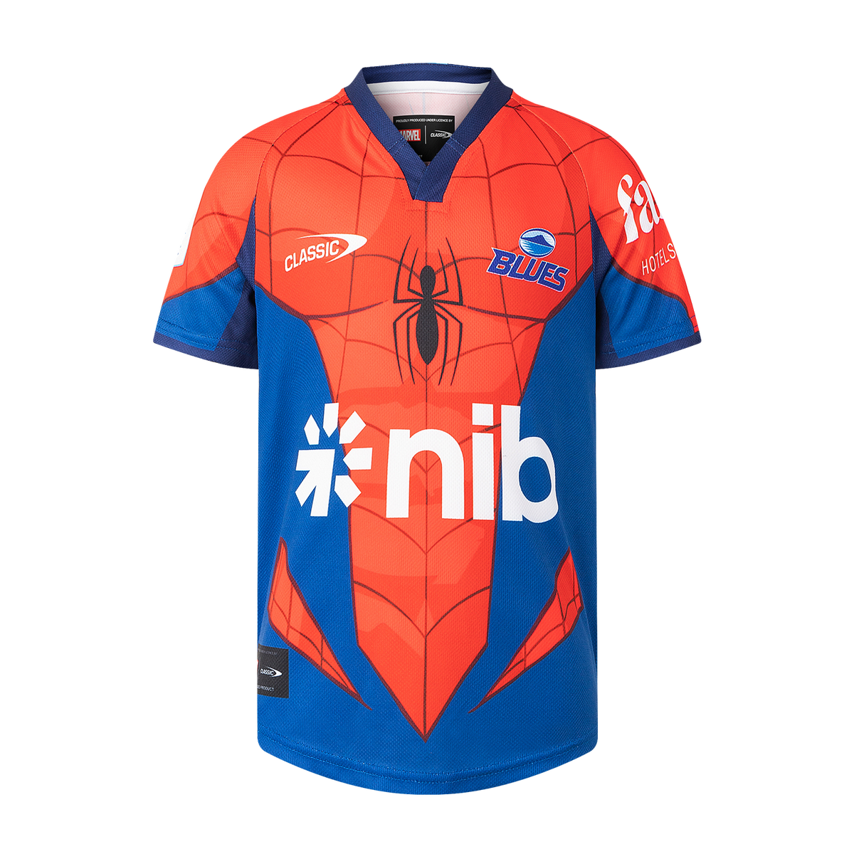 Auckland Blues 2025 Marvel Super Rugby Spiderman Jersey Toddler Sizes 2-6!