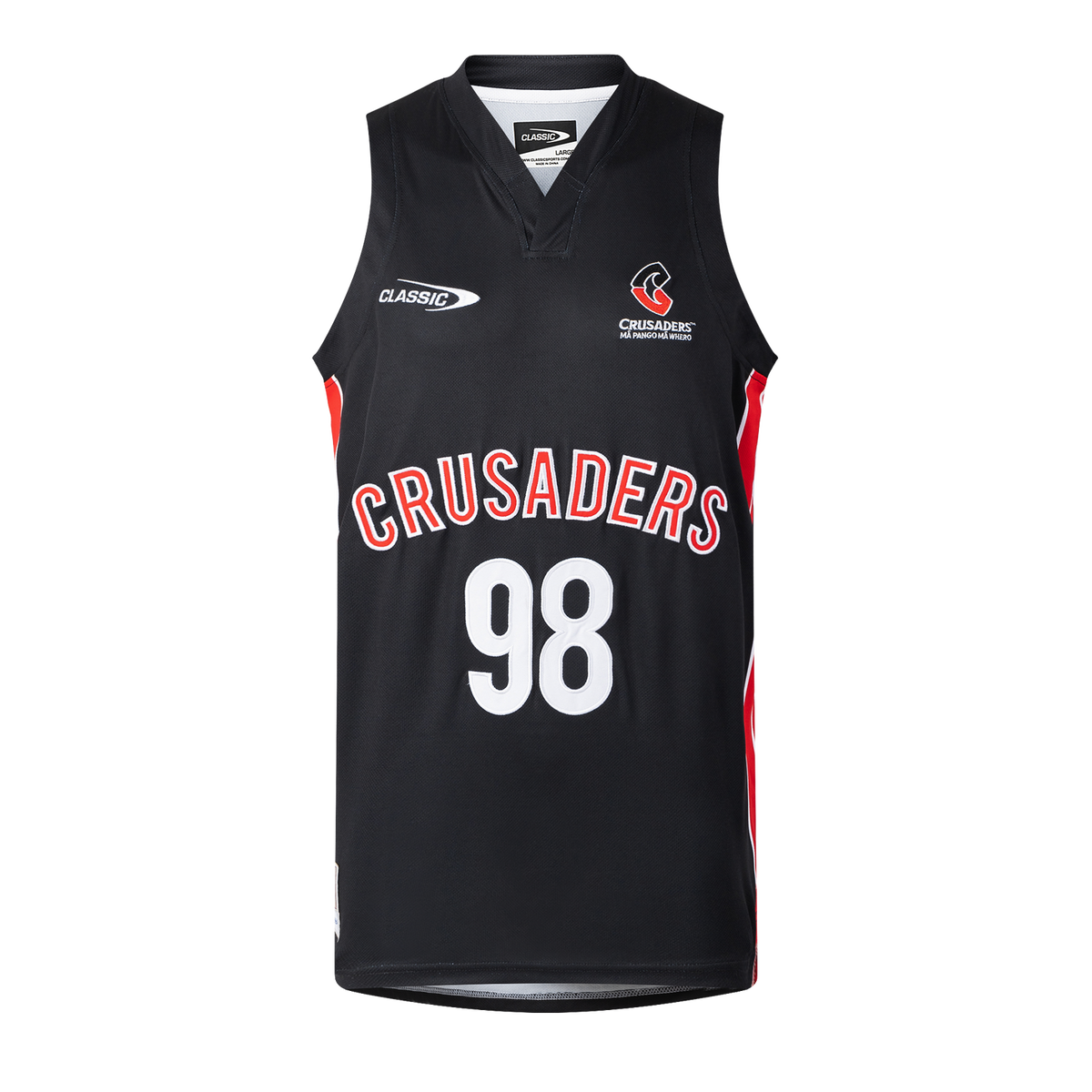 Canterbury Crusaders 2026 Super Rugby Classic Basketball Singlet Sizes S-3XL!