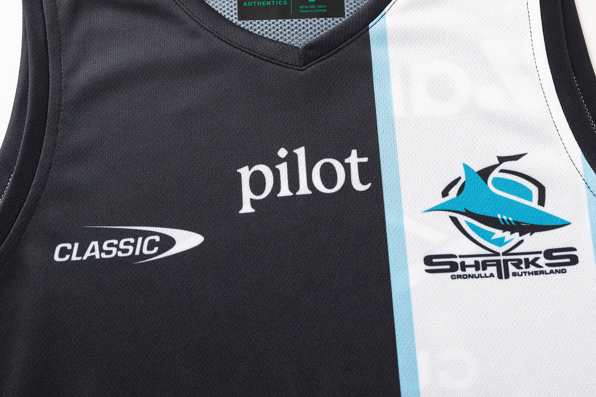 Cronulla Sharks 2026 NRL Classic Players Training Singlet Sizes S-7XL!