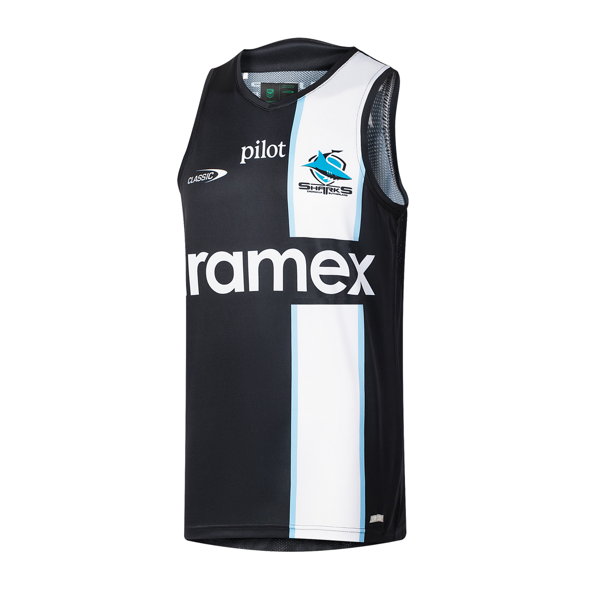 Cronulla Sharks 2026 NRL Classic Players Training Singlet Sizes S-7XL!