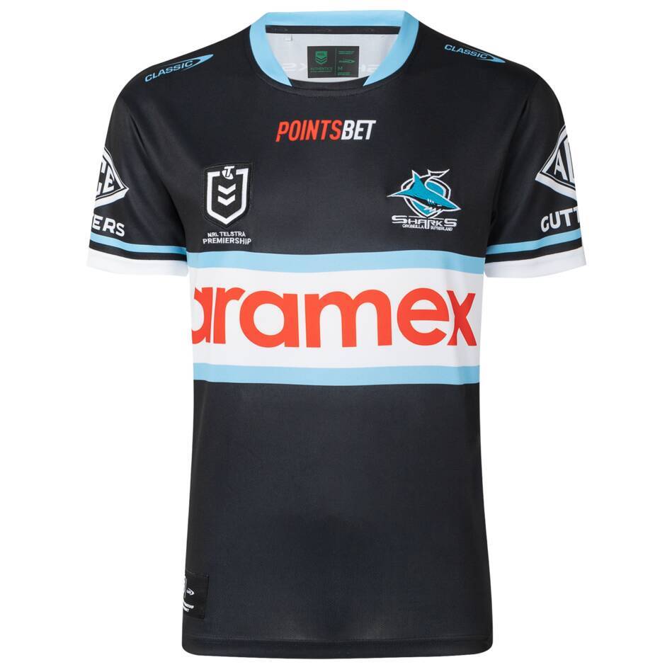 Cronulla Sharks NRL Classic Away Jersey Sizes S-7XL! T4