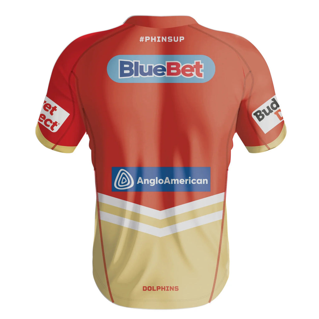 The Dolphins NRL Classic Home Jersey Adults Sizes S-7XL! T4