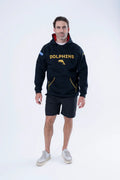 The Dolphins NRL 2025 Classic Pullover Hoodie Adults Sizes S-7XL!
